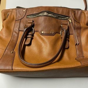 Sole society tan leather tote